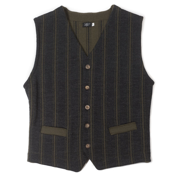 Gilet maille "SPEAKEASY" Kaki