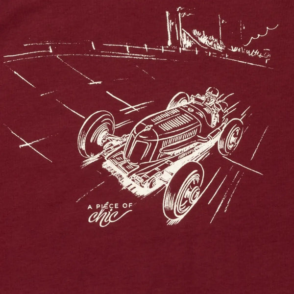 Tee-Shirt "Autodrome" bordeau