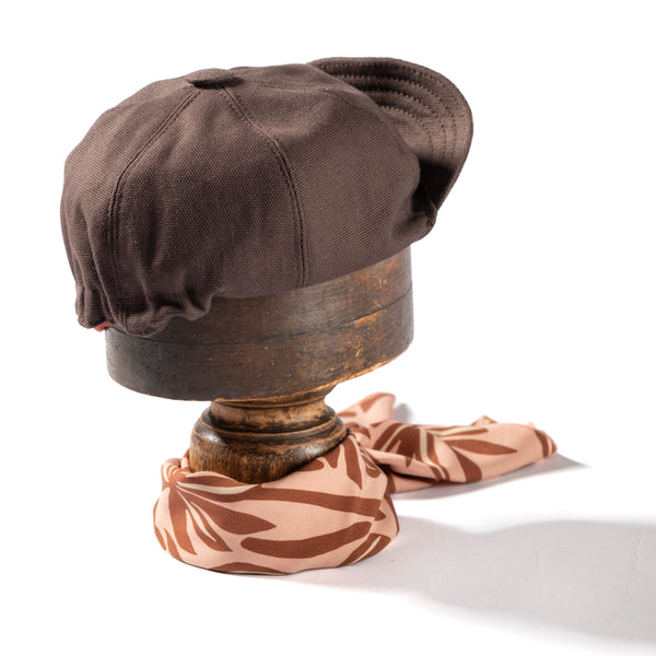 Casquette "Mécano" canvas marron