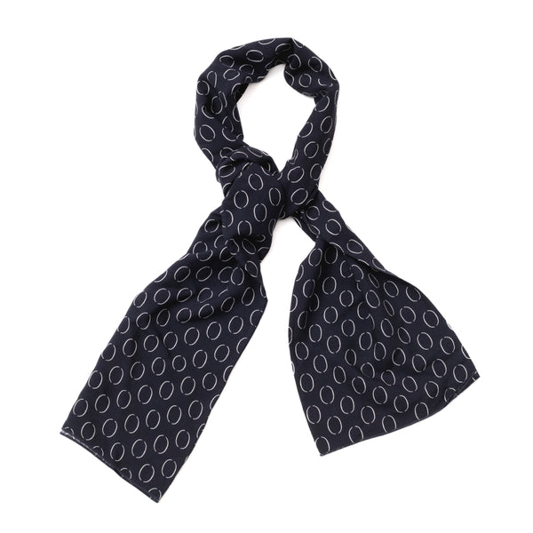 Foulard viscose  "Dandy" indigo