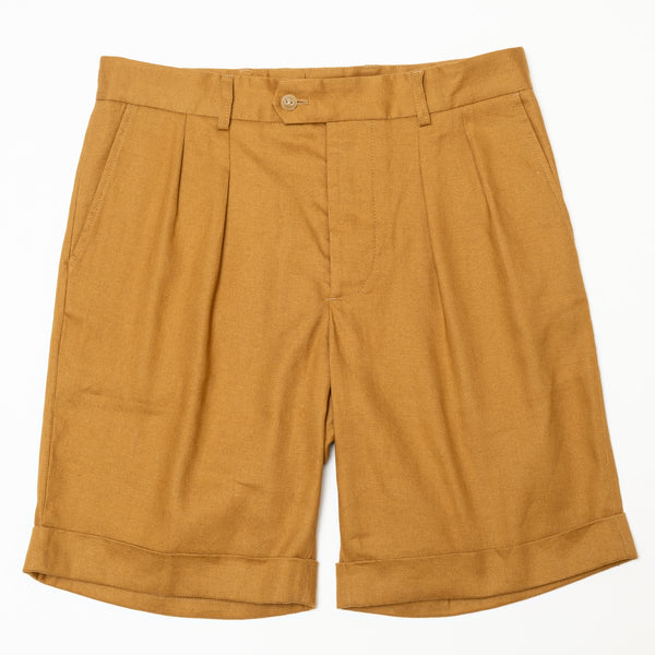 Short "Savannah" Lin ocre