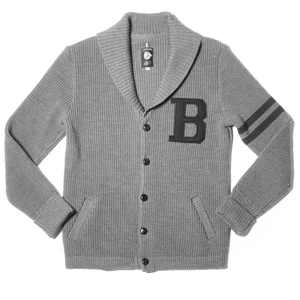 Cardigan Laine  "LETTERBOY"Gris